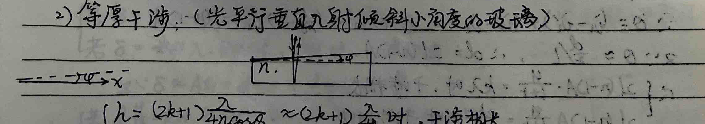 Equal Thickness Interference